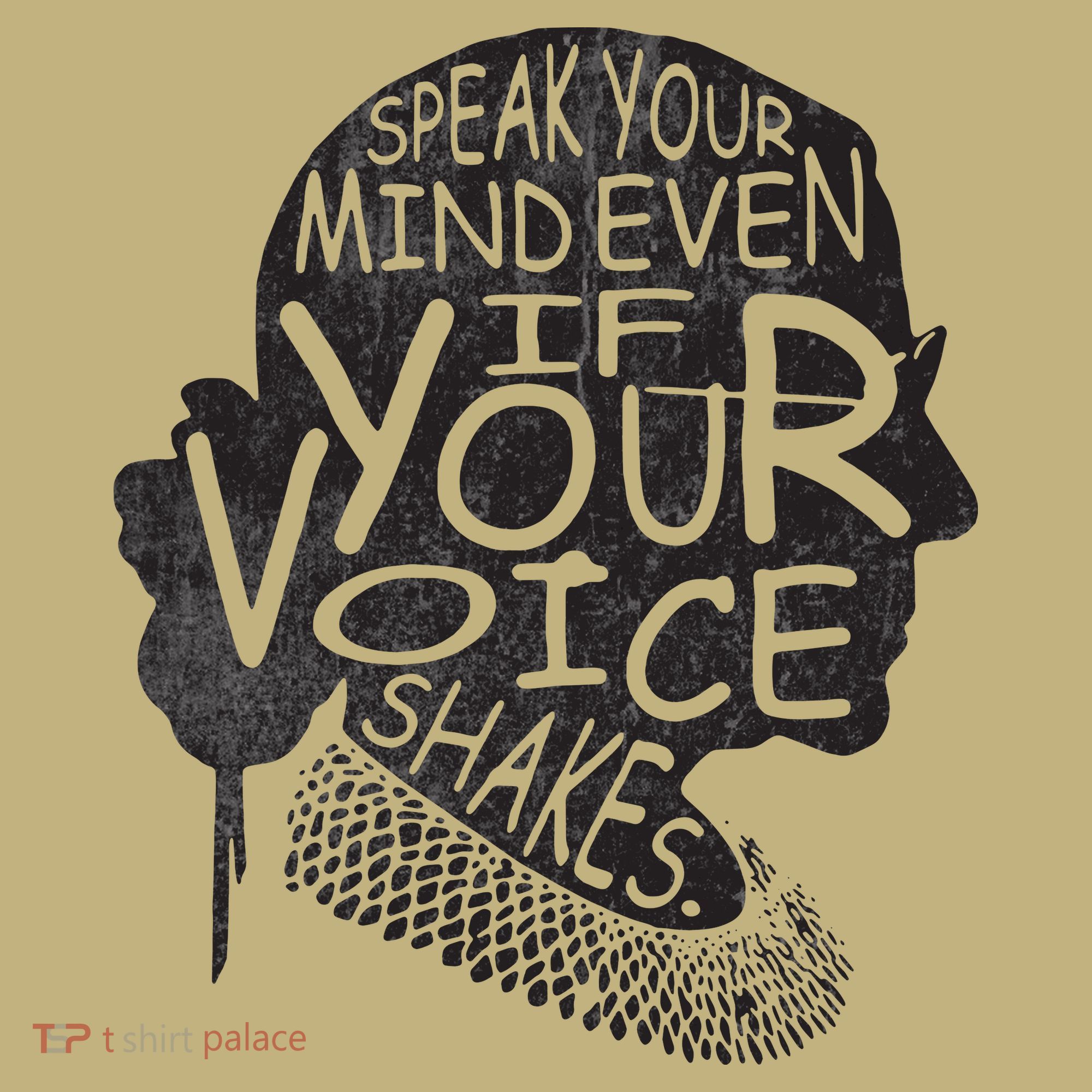 Speak Your Mind Even If Your Voice Shake Button