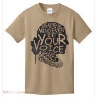 Speak Your Mind Even If Your Voice Shake Kids T-Shirt thumb 0