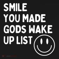 Smile You Made GodS Wake Up List | Positively Saying Women's Hoodie thumb 2