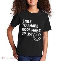 Smile You Made GodS Wake Up List | Positively Saying Kids T-Shirt thumb 2