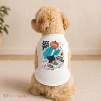 See You On The Flip Side Pumpkin Skateboard Halloween Doggie Tank thumb 2