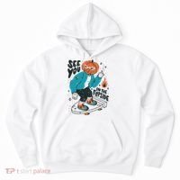 See You On The Flip Side Pumpkin Skateboard Halloween Hoodie thumb 0