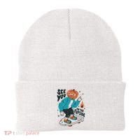 See You On The Flip Side Pumpkin Skateboard Halloween Beanie thumb 0