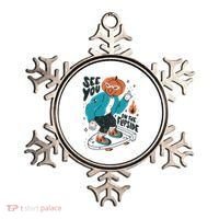 See You On The Flip Side Pumpkin Skateboard Halloween Ornament thumb 0