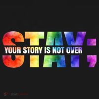 Stay Your Own Story Is Not Over Suicide Awareness Meaningful Gift Women's Hoodie thumb 2
