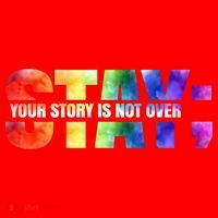 Stay Your Own Story Is Not Over Suicide Awareness Meaningful Gift Santa Hat thumb 1