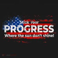 Stick Your PROGRESS Where The Sun Don't Shine Doggie Tank thumb 4
