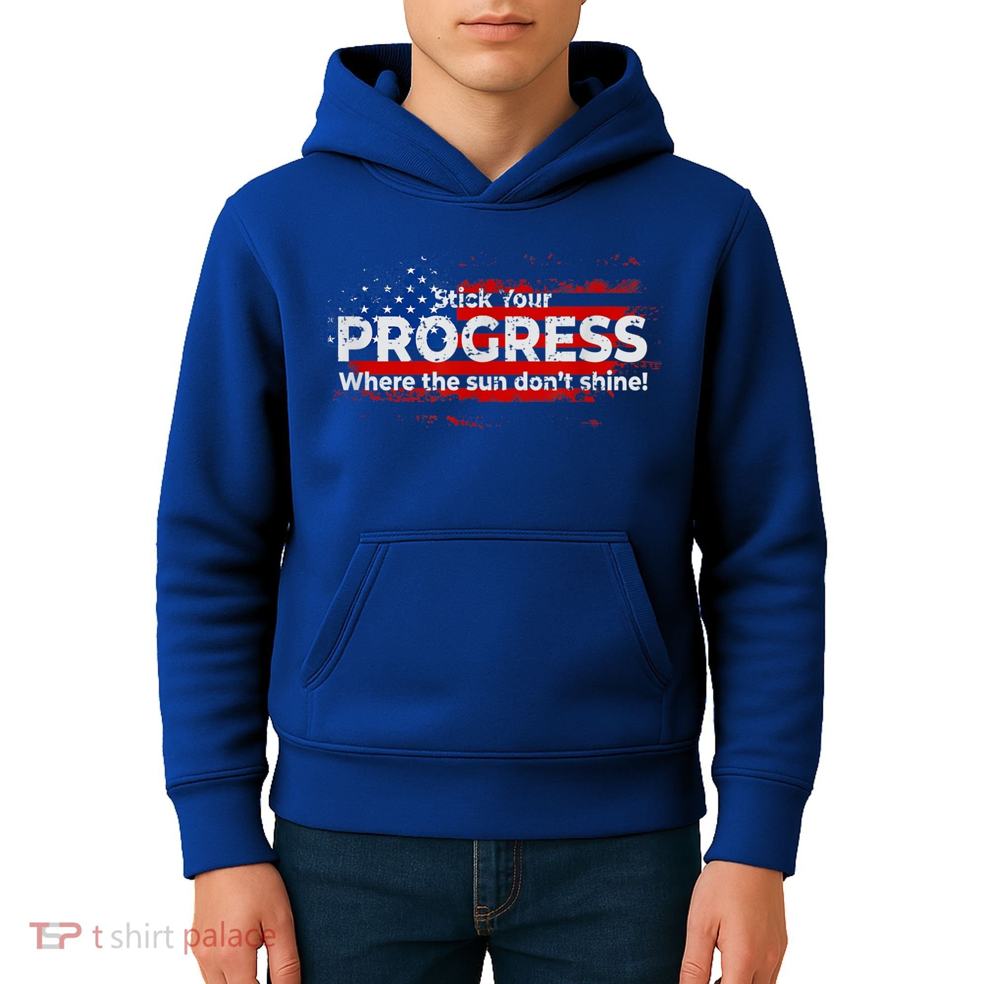 Stick Your PROGRESS Where The Sun Don't Shine Kids Hoodie