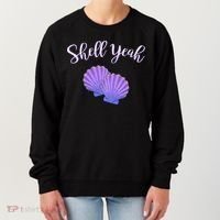 Shell Yeah Summer Vacation Beach Cute Gift Women's Sweatshirt thumb 0