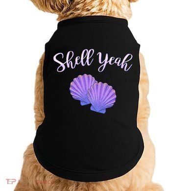 Shell Yeah Summer Vacation Beach Cute Gift Doggie Tank