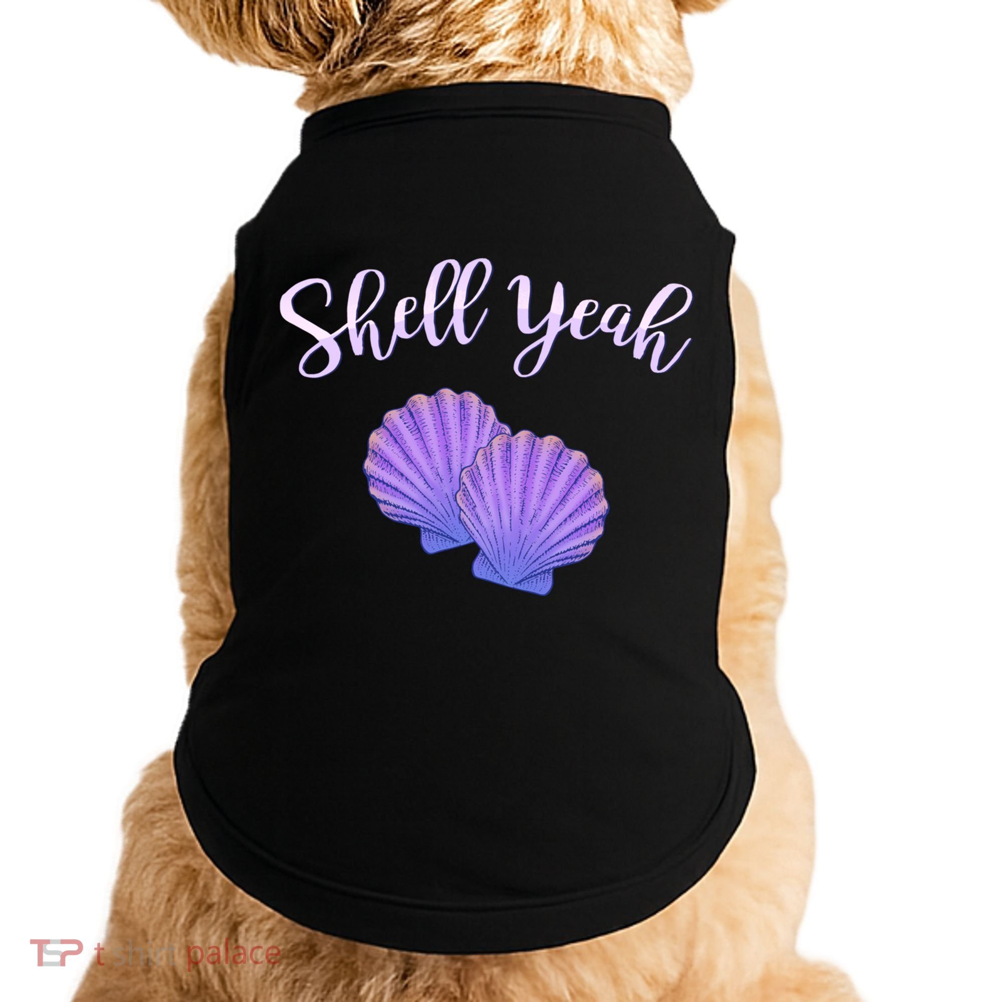 Shell Yeah Summer Vacation Beach Cute Gift Doggie Tank