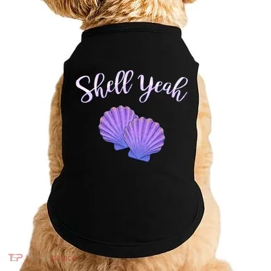Shell Yeah Summer Vacation Beach Cute Gift Doggie Tank