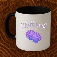 Shell Yeah Summer Vacation Beach Cute Gift Coffee Mug thumb 2