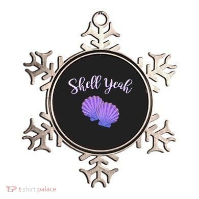 Shell Yeah Summer Vacation Beach Cute Gift Ornament