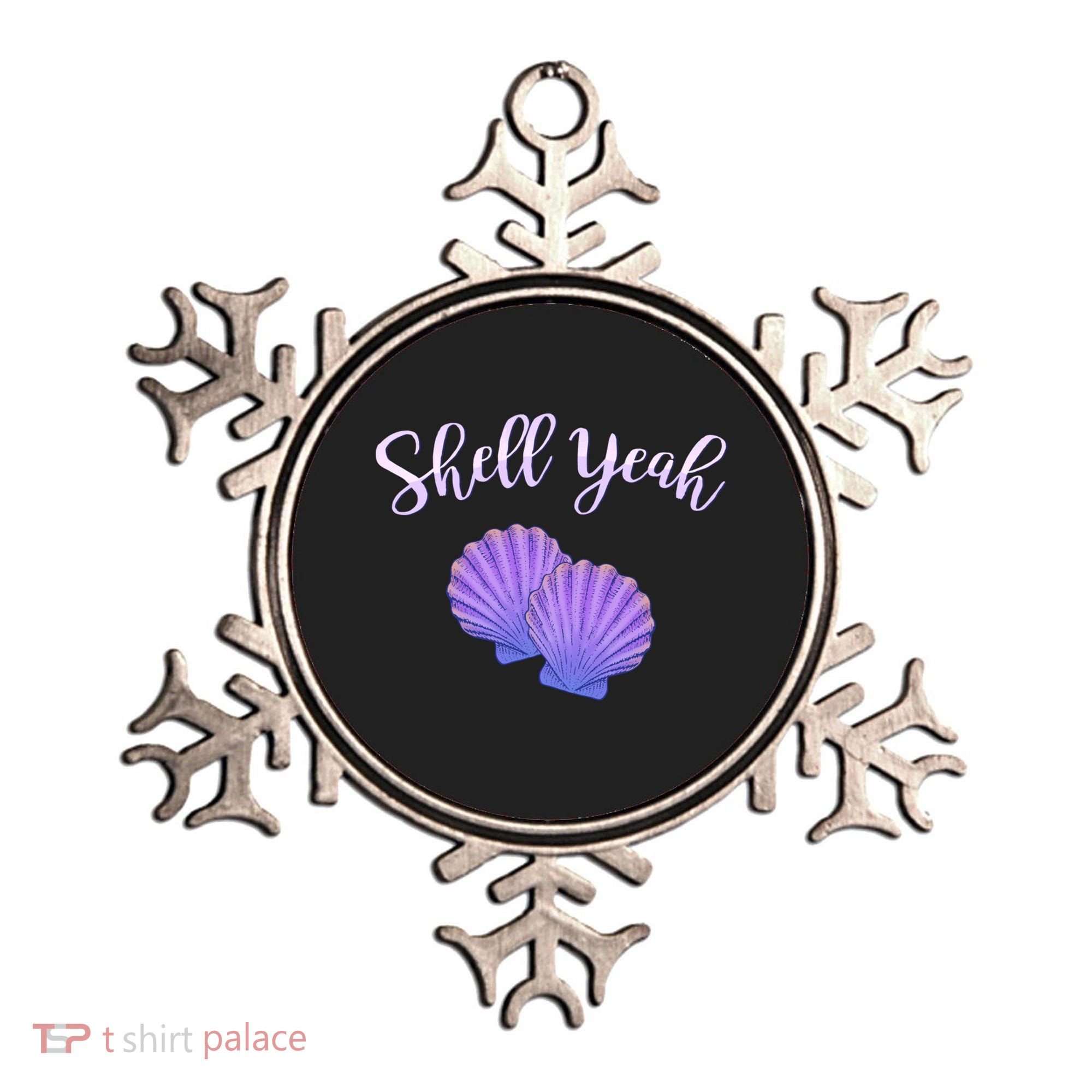 Shell Yeah Summer Vacation Beach Cute Gift Ornament