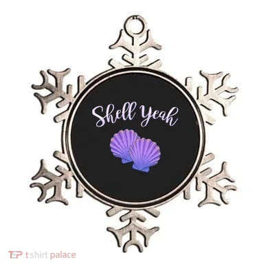 Shell Yeah Summer Vacation Beach Cute Gift Ornament