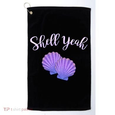 Shell Yeah Summer Vacation Beach Cute Gift Golf Towel