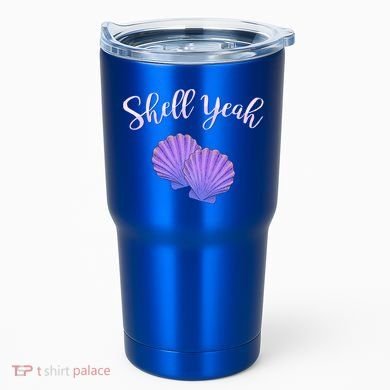 Shell Yeah Summer Vacation Beach Cute Gift Tumbler