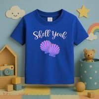 Shell Yeah Summer Vacation Beach Cute Gift Toddler T-Shirt thumb 3