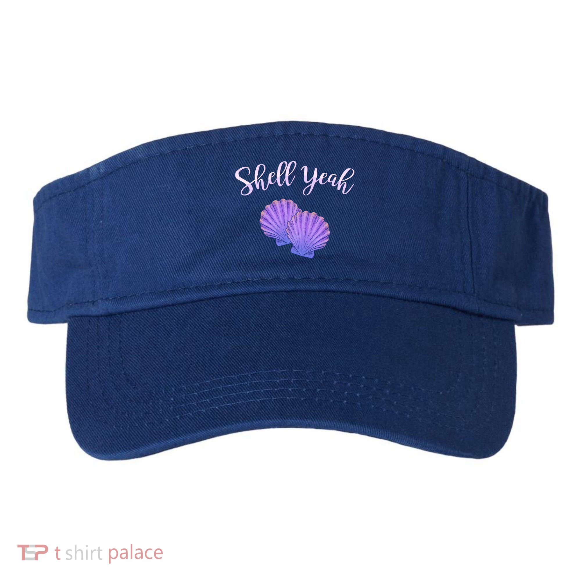 Shell Yeah Summer Vacation Beach Cute Gift Visor