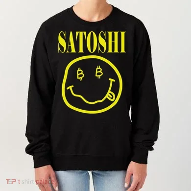Satoshi Yellow Smiley Face Women's Sweatshirt
