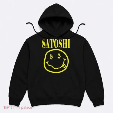 Satoshi Yellow Smiley Face Hoodie