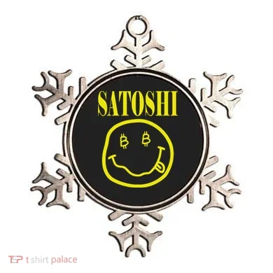 Satoshi Yellow Smiley Face Ornament