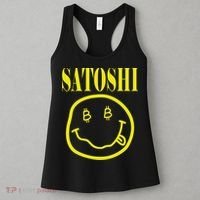 Satoshi Yellow Smiley Face Women's Tank Top thumb 3