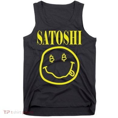 Satoshi Yellow Smiley Face Tank Top
