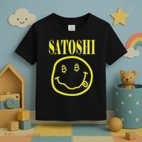 Satoshi Yellow Smiley Face Toddler T-Shirt thumb 3