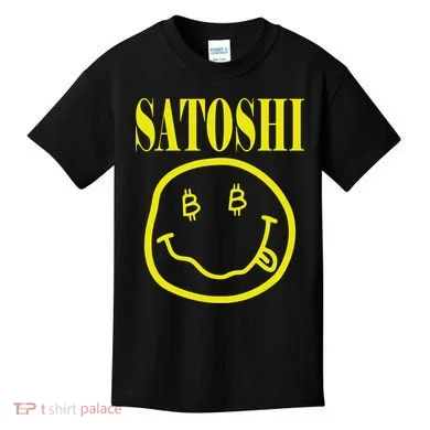 Satoshi Yellow Smiley Face Kids T-Shirt