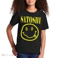 Satoshi Yellow Smiley Face Kids T-Shirt thumb 2