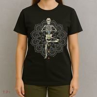 Skeleton Yoga T-Shirt thumb 4