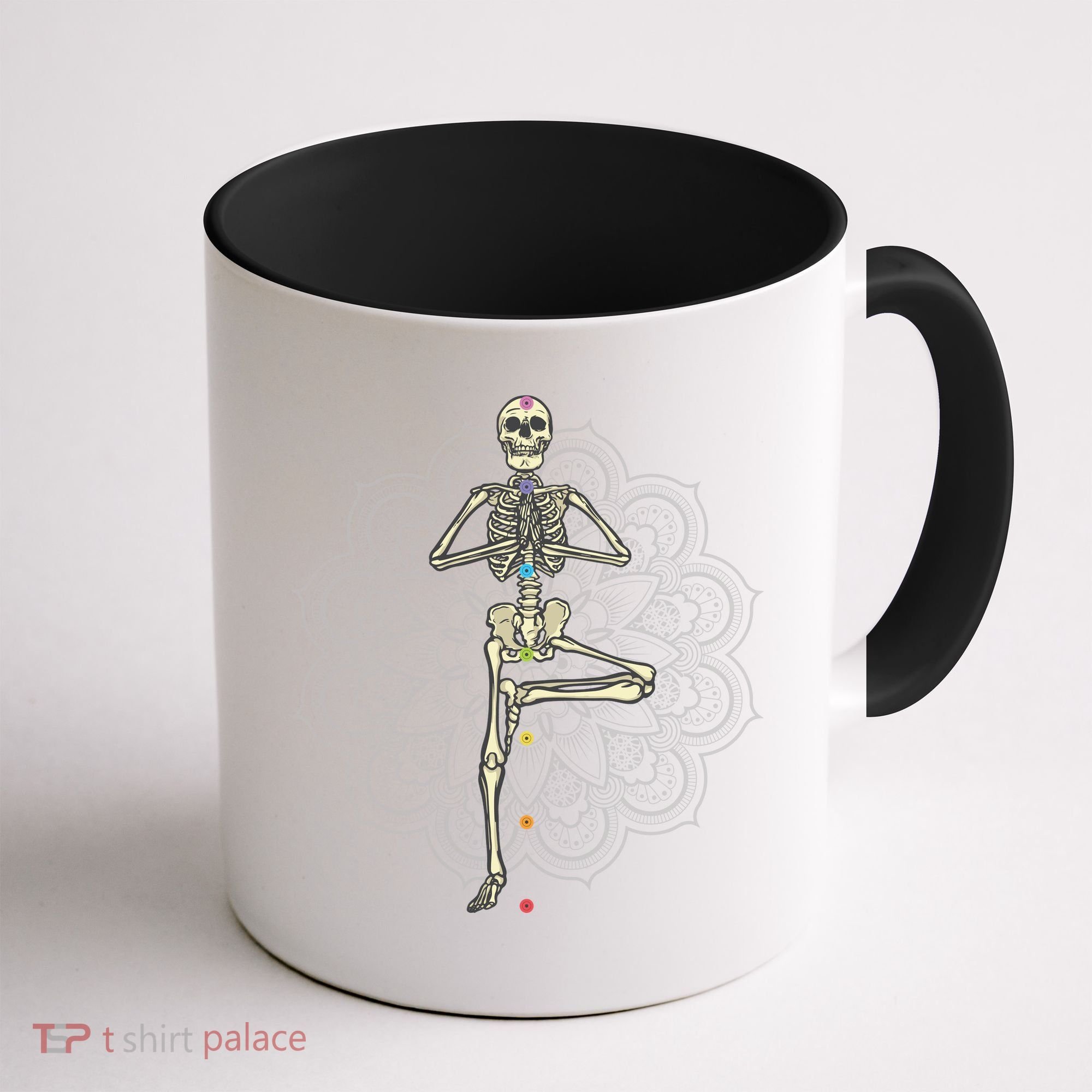Skeleton Yoga Coffee Mug