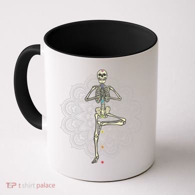 Skeleton Yoga Coffee Mug