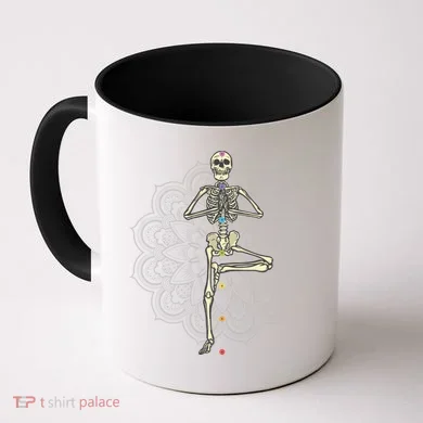 Skeleton Yoga Coffee Mug