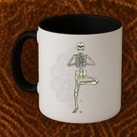 Skeleton Yoga Coffee Mug thumb 2