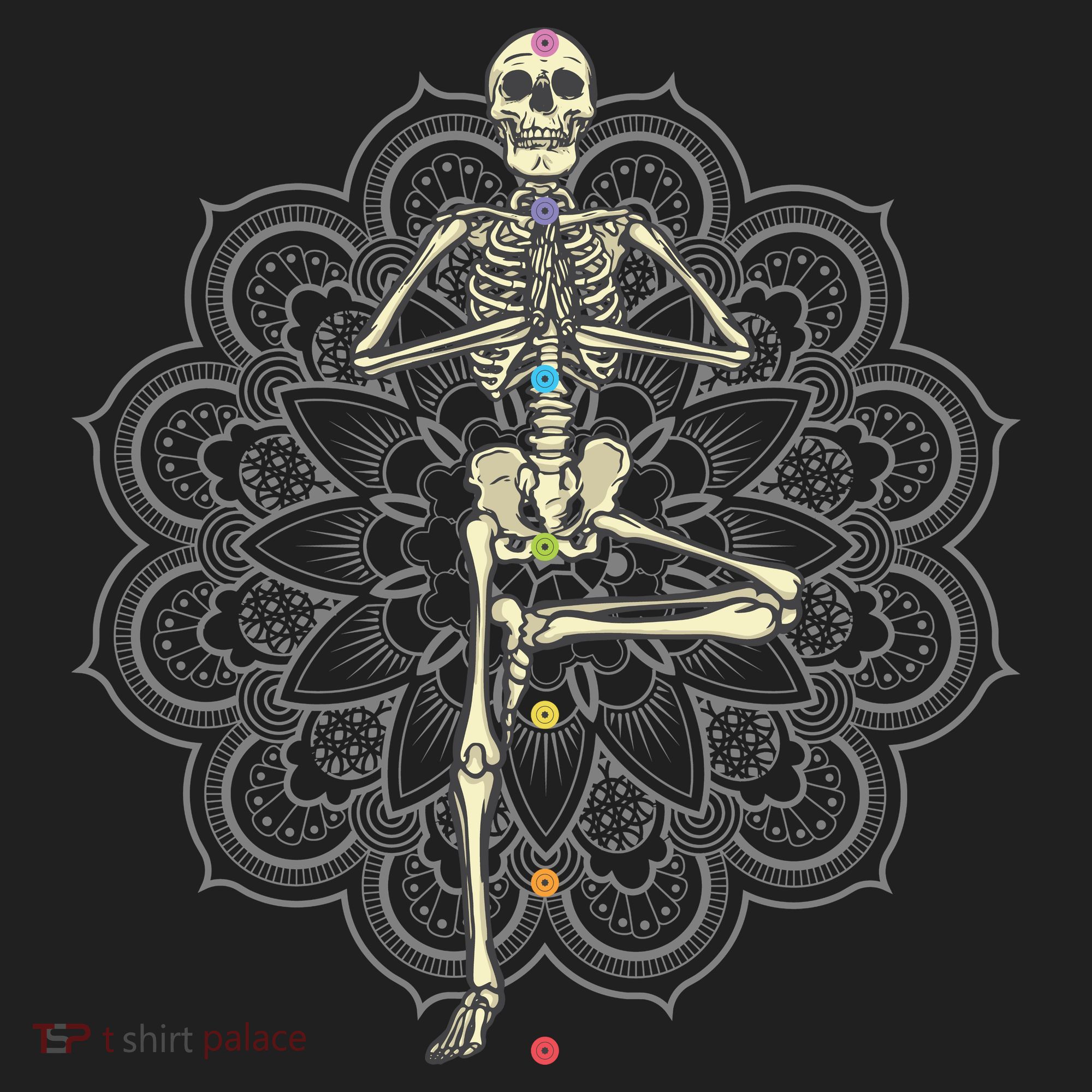 Skeleton Yoga Beanie