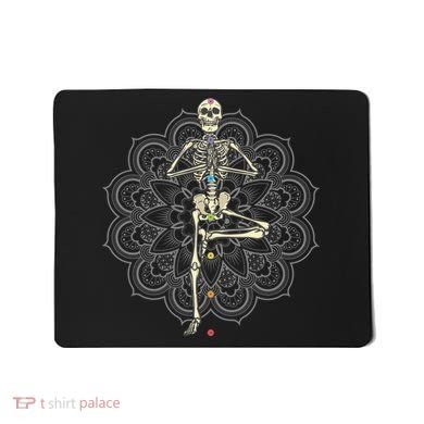 Skeleton Yoga Mousepad
