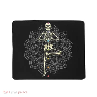 Skeleton Yoga Mousepad