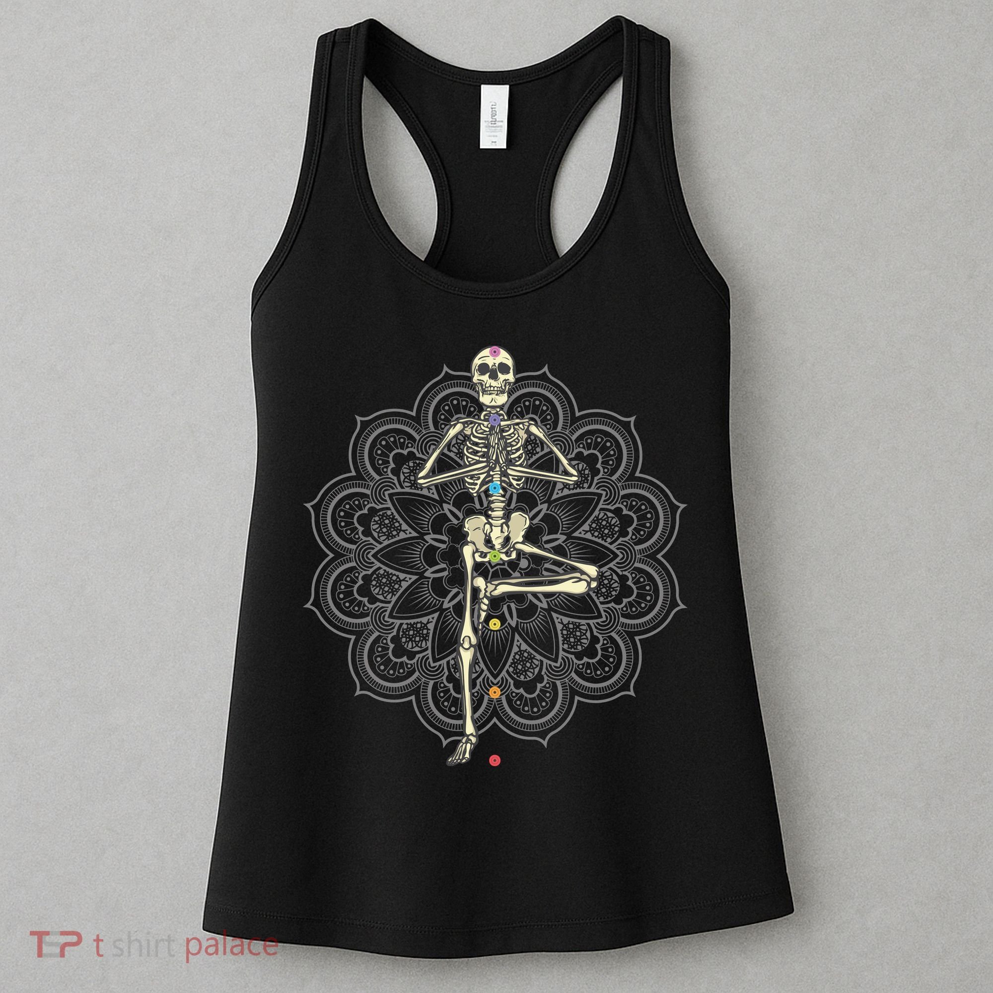 Skeleton Yoga Women's Tank Top