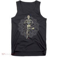 Skeleton Yoga Tank Top thumb 0