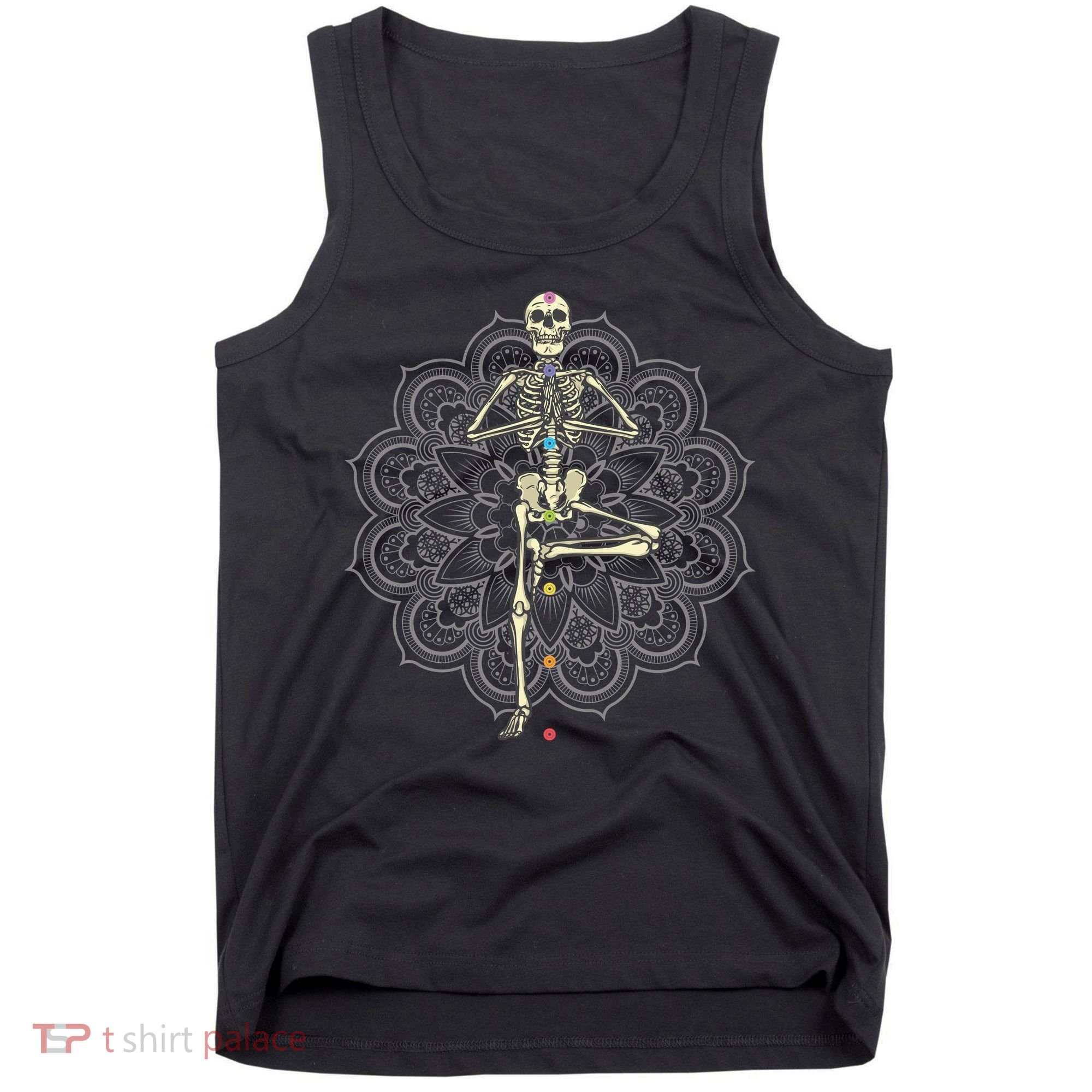 Skeleton Yoga Tank Top