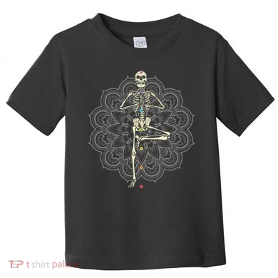 Skeleton Yoga Toddler T-Shirt