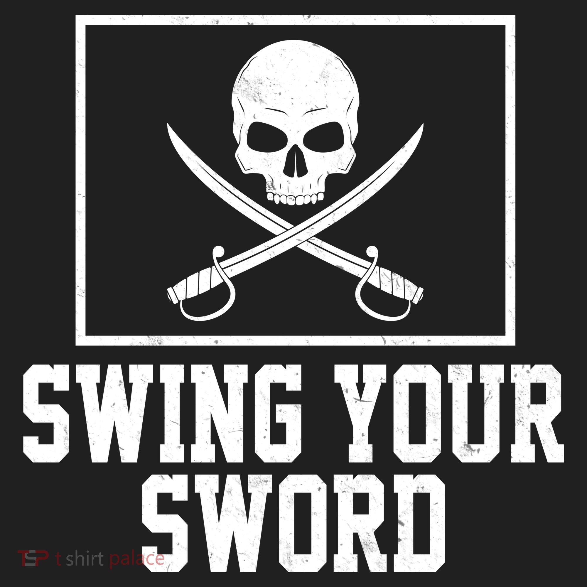 Swing Your Sword Pirate Skull And Swords Women's Sweatshirt