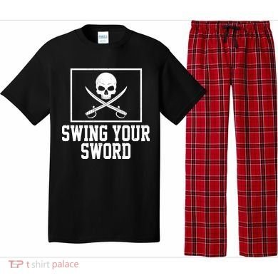Swing Your Sword Pirate Skull And Swords Pajama Set