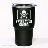 Swing Your Sword Pirate Skull And Swords Tumbler thumb 0