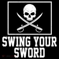 Swing Your Sword Pirate Skull And Swords Visor thumb 3