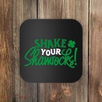 Shake Your Shamrocks Funny St Patricks Day Coaster thumb 0