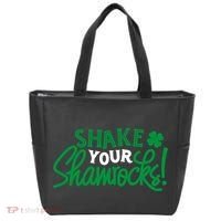 Shake Your Shamrocks Funny St Patricks Day Tote Bag thumb 0